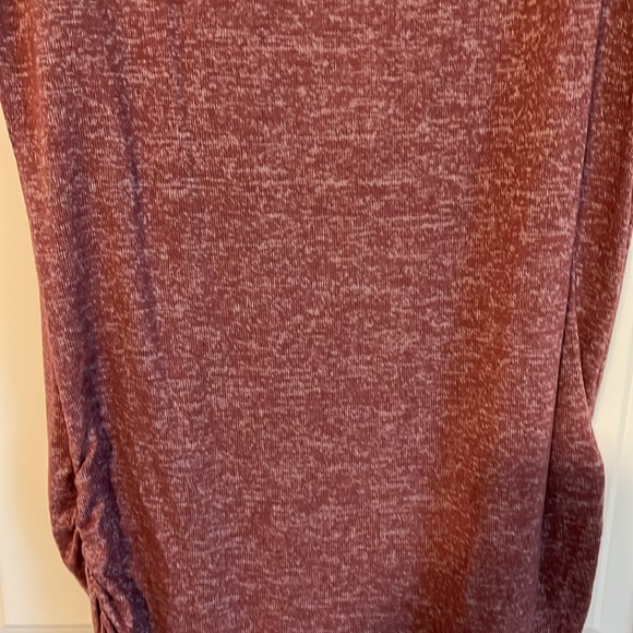 Express mauve 3/4 length sleeve tunic top - Picture 2 of 3